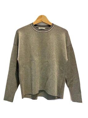 M.M. LaFleur Para Sweatshirt in Silver Knit, size XS/S